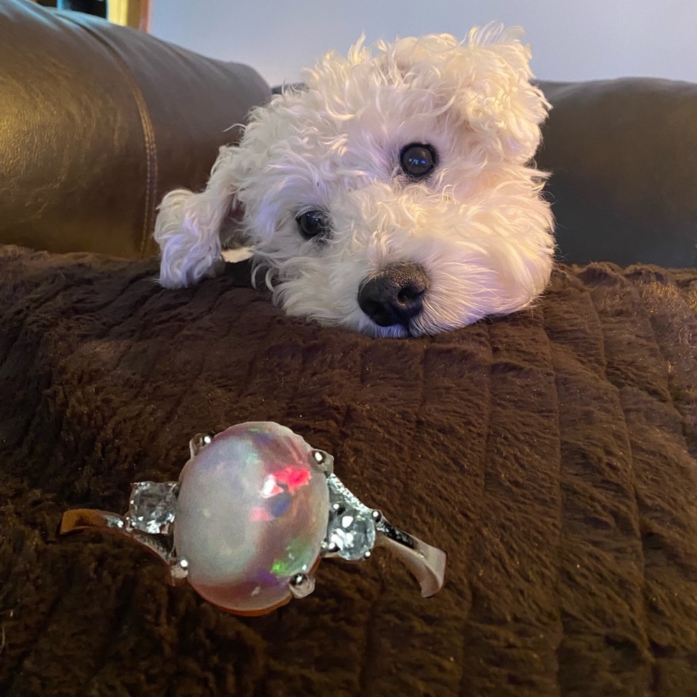 Pink Opal Ring - image 1